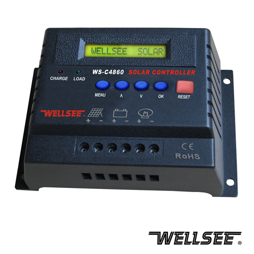 2011 new wholesale CE RoHS WS-C4860 60A solar charge controllers