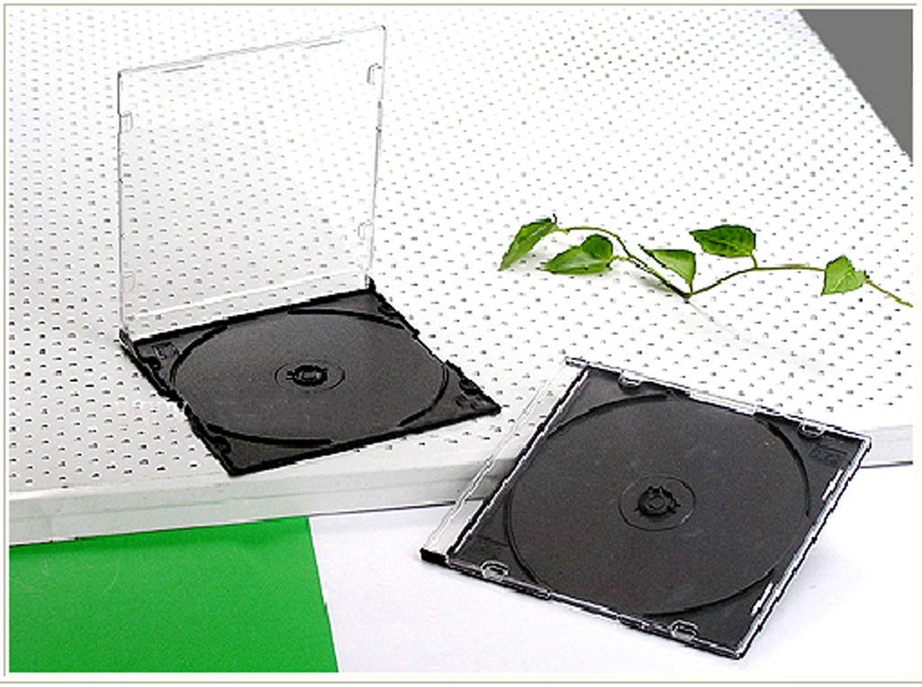 5.2mm CD/DVD case( 5.2mm, 7mm, 9mm, 10.4mm, 14 mm cd& dvd case)