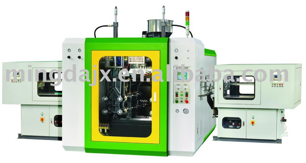 Fully-automatic extrusion blow molding machines