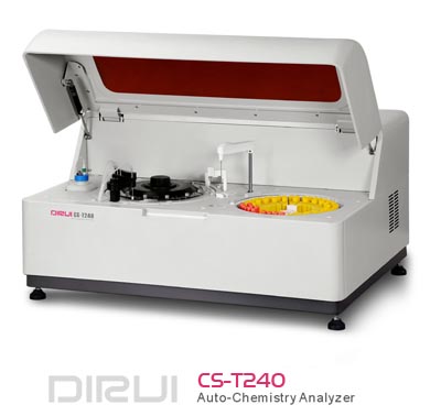 DIRUI bench top design fully automated chemistry analyzer CS-T240