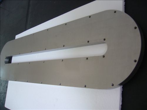Ti Gr2 20*203*790mm plate target with screw hole be used in equipment