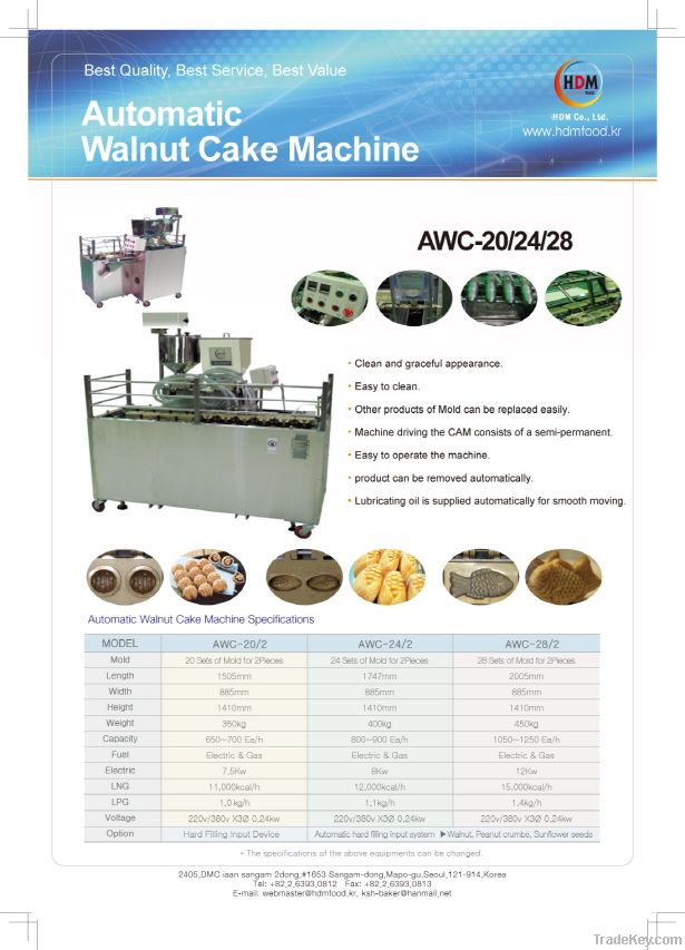 HDM Walnut Cake Machine