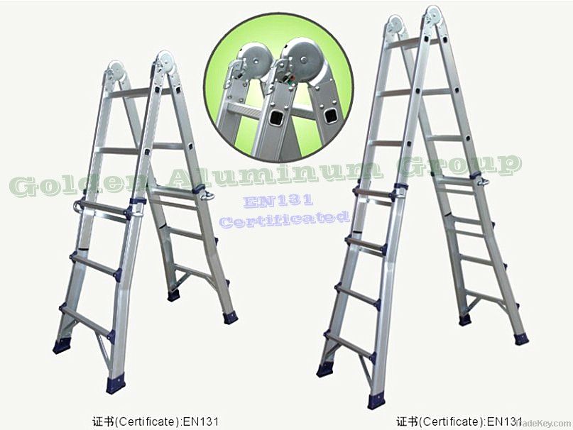 Aluminum multipurpose ladders