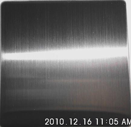 Hairline Ti-black colored stainless steel sheet