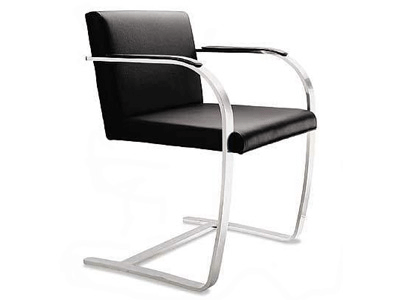 BRNO Flat Chair, Office Chair, Modern Classic Funiture, Leather Chair