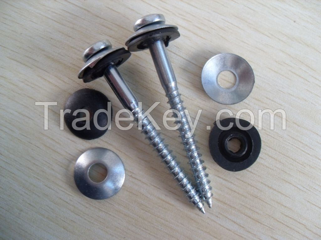 roofing screw with washer