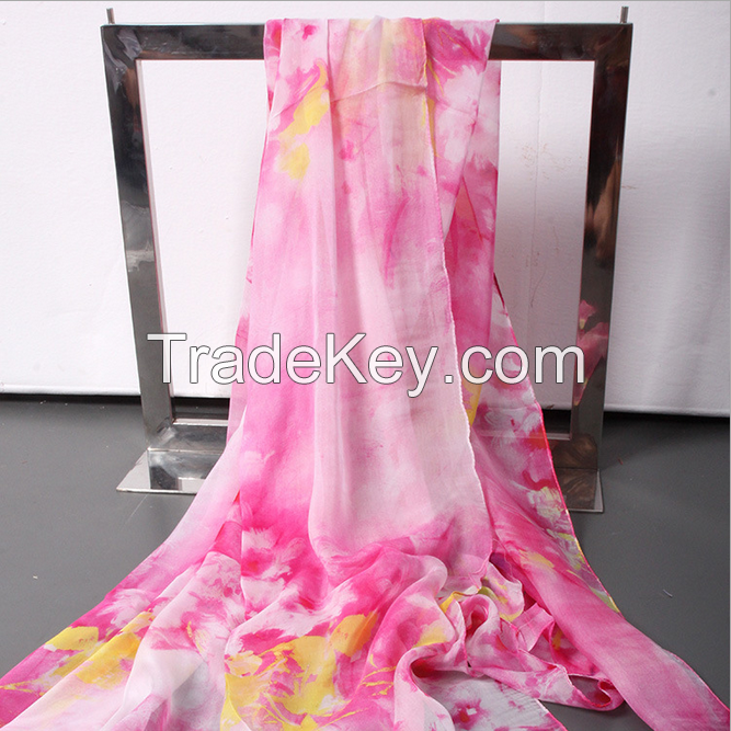 New Fashionable Cute Sexy Scarf Gift embroidered silk scarf