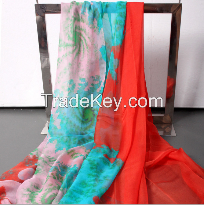 New Fashionable Sexy Scarf Gift embroidered silk scarf