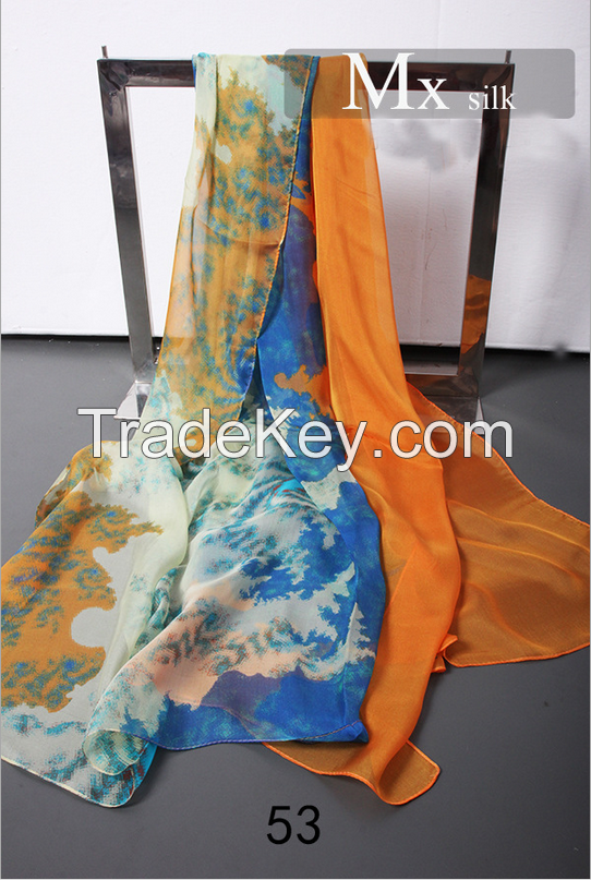 2016 New Fashionable Sexy Scarf Gift embroidered silk scarf