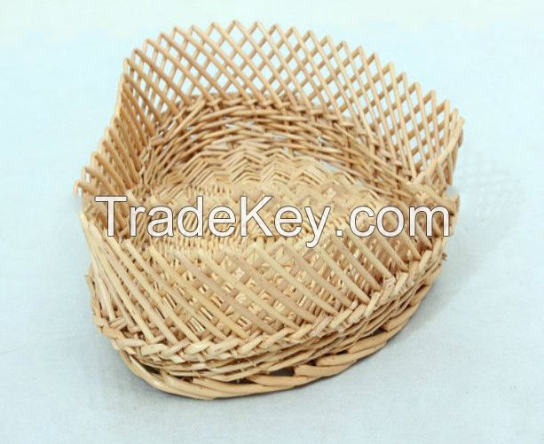 wicker bread tray with handle small wicker tray, cheap price,(factory supplier)