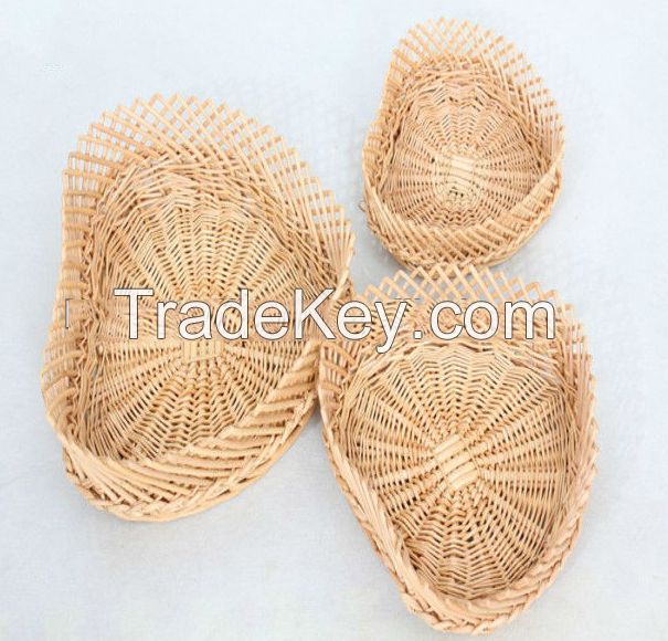 wicker bread tray with handle small wicker tray, cheap price,(factory supplier)