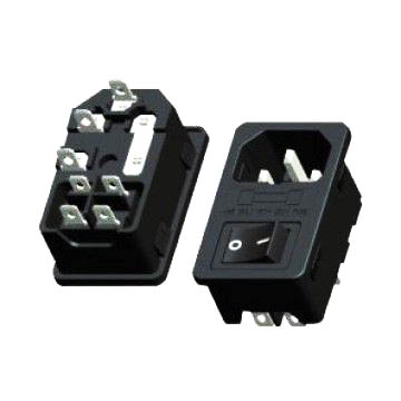 AC power socket DB-14-F4