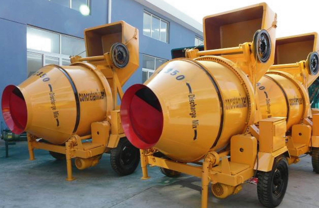 Conical Drum Reversing Concrete Mixer JZC350-EW