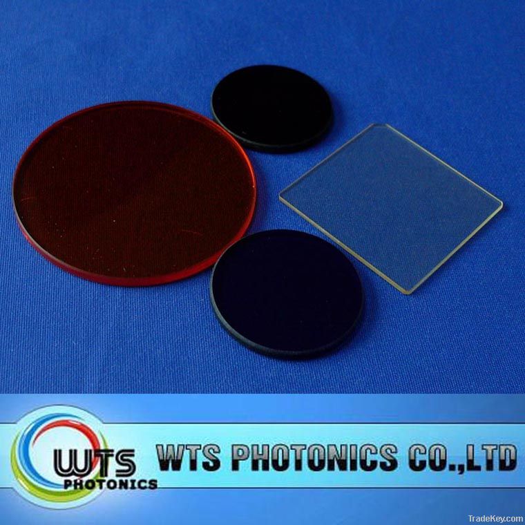 optical glass filterï¼ color glass filter, bandpass filter, IR cutter