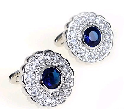 Blue Jewelry Cufflinks