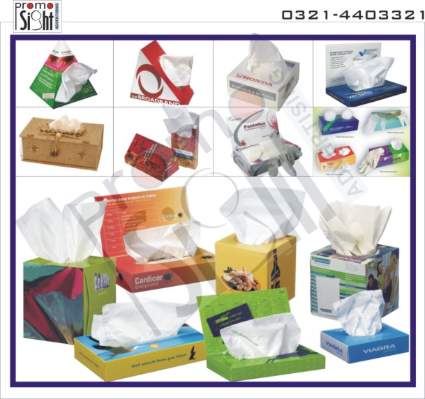 Promotional Tissue Box , Disposable Supplies