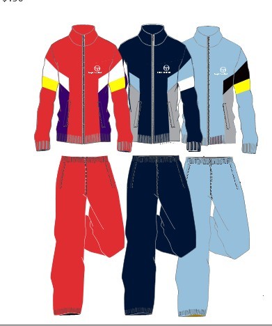 100%nylon crinkled water-repellecy tracksuit