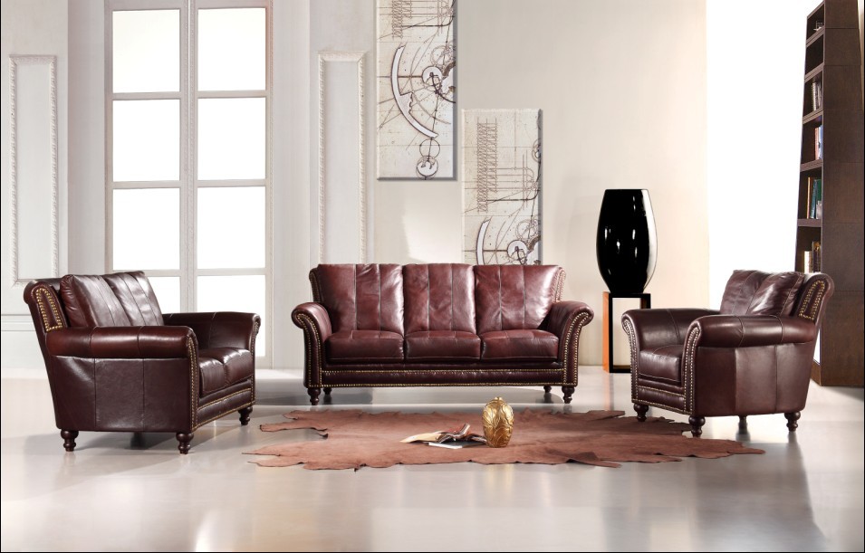classic leather sofa