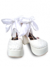 white lolita shoes with *****