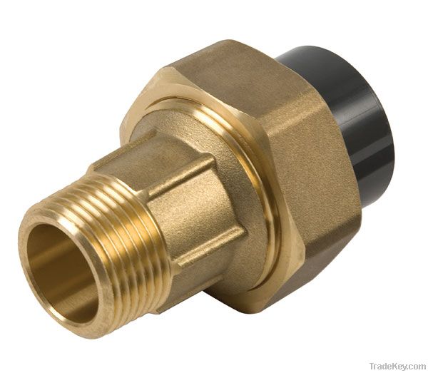 Brass pipe fitting