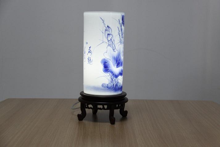 Eggshell Porcelain Table Lamp