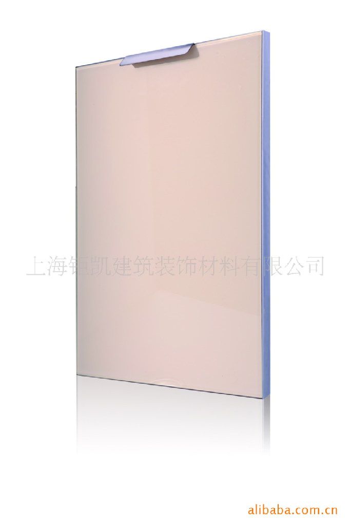 kitchen cabinet aluminum frame glass door (GL8266)