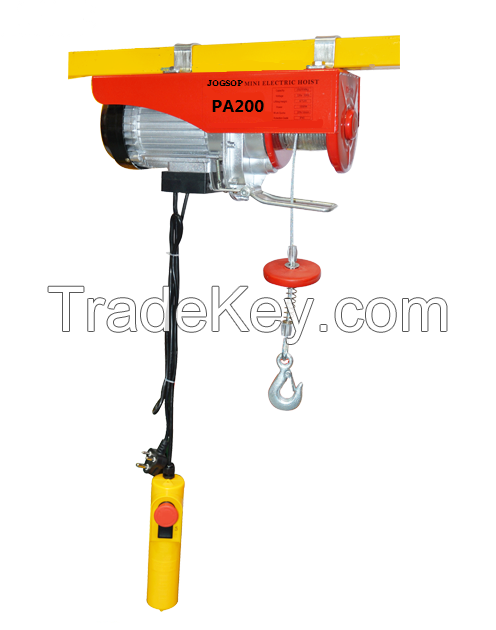 Electric wire rope  Mini hoist pa type