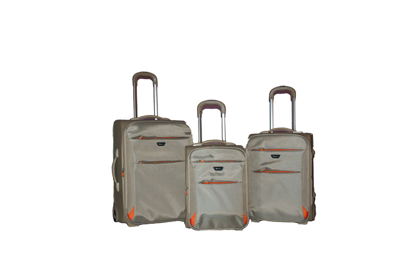 soft/hard combined trolley suitcase set
