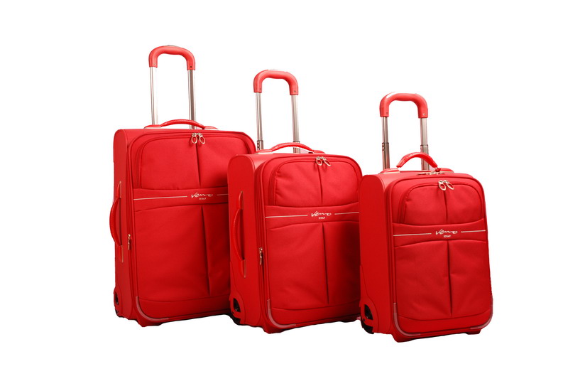 SOFT/PP COMBINED TROLLEY SUITCASE SET 8602
