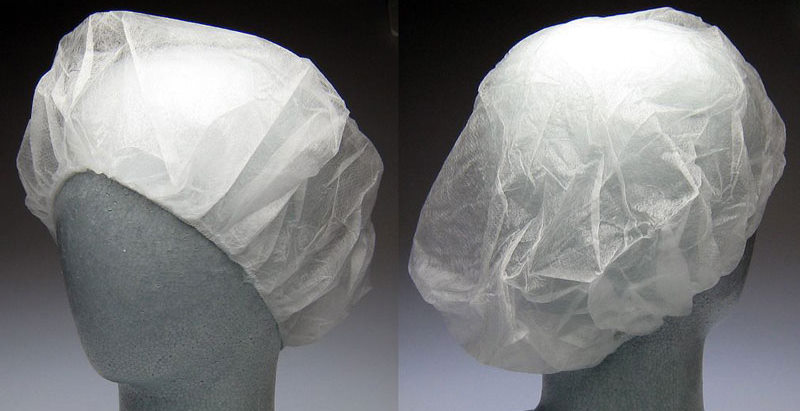 Non-woven bouffant cap