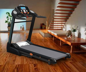 Semi-commercial motorized treadmill