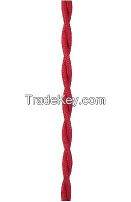 Cloth Covered Twisted Cord For Lamp