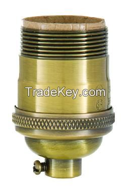 Turned Brass Lamp Sockets