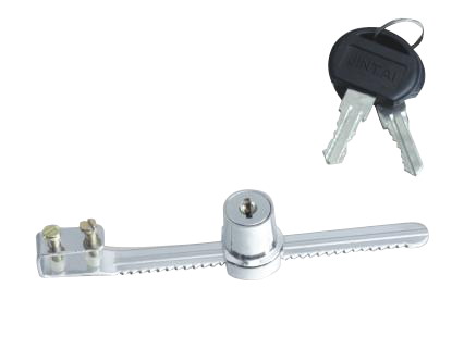 Glass sliding door lock