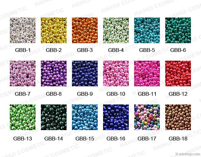Nail glass beads basic colors