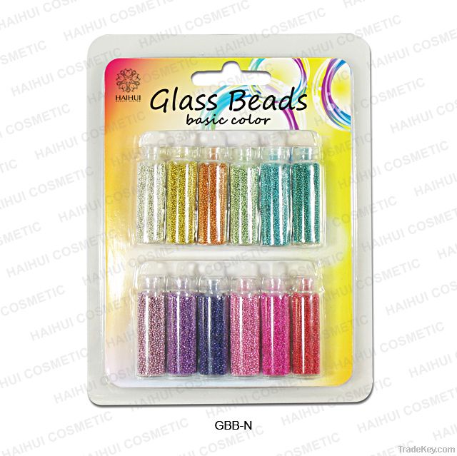 Nail glass beads basic colors