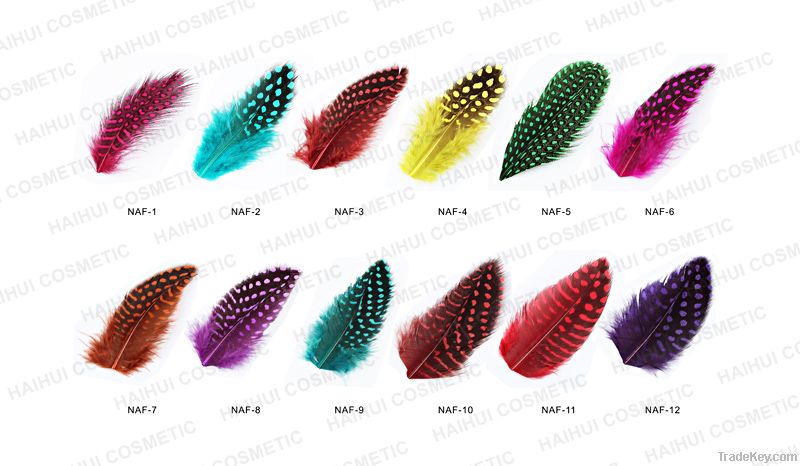 Nail art feather