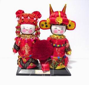 exquisite handmade chinese national dolls