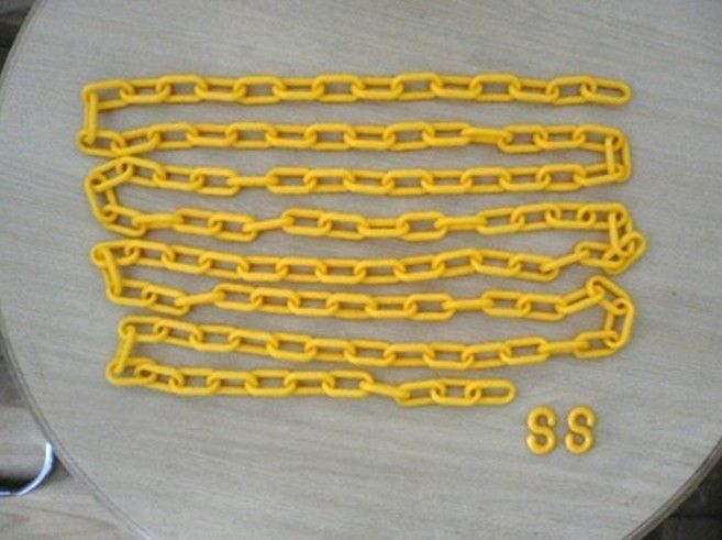 Continuous Plastic Decorative Barrier Chains 8mm/6mm x 3m/pc With 2 S Hooks