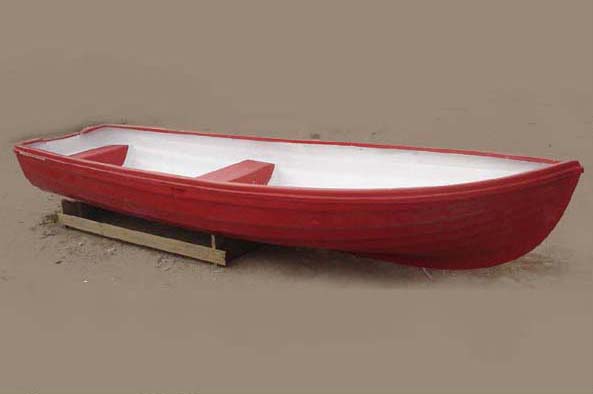 Fiberglass rowing&motor boat