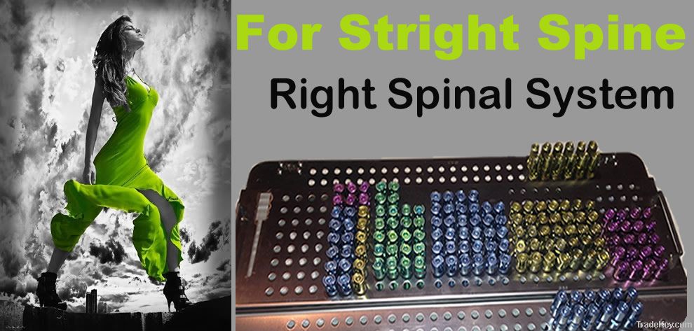 Titanium Transpedicular Spinal Intrumentation Screws