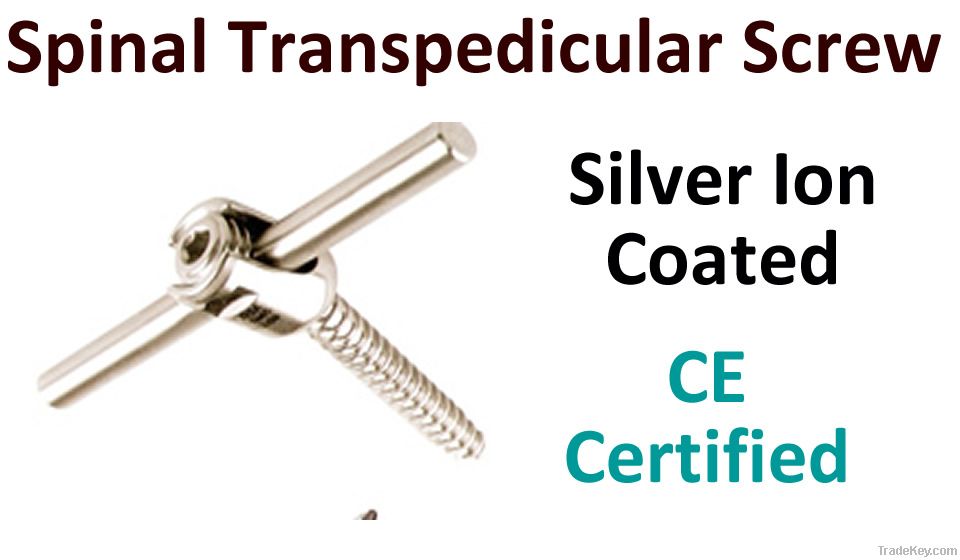 Silver Ion Cated Spinal Screw System