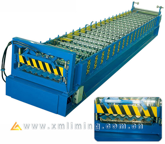 corrugated roof machine