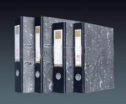 Marble paper lever arch file
