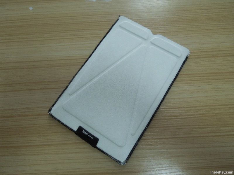 iPad mini case used as holder