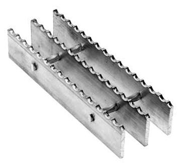 serrated aluminum grating