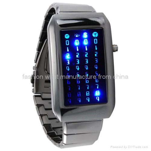 The Warp Core-Japanese Style Blue LED Watch(FW-803)