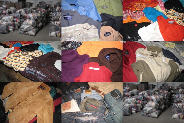 used clothing sorted category B (very good)