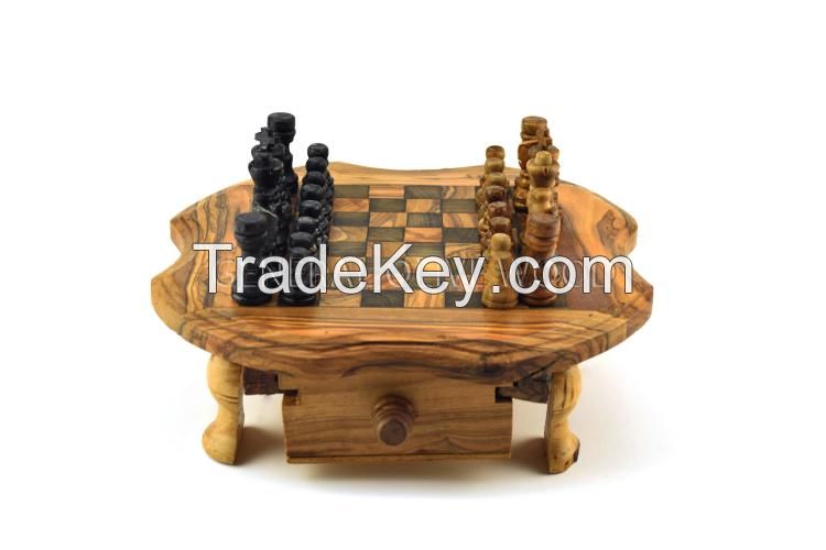 Olive Wood Chess Board Game