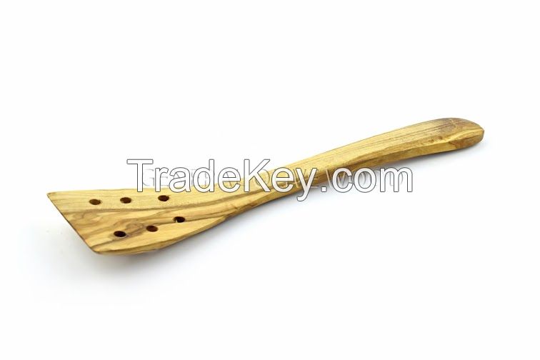olive wood salad server/spoon/spatula/fork
